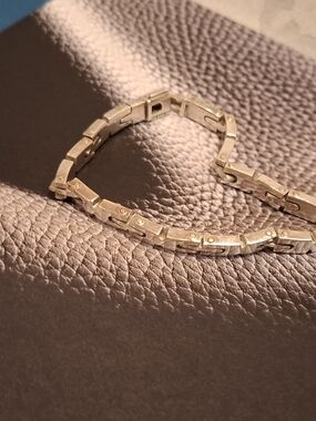 WHITE GOLD SOLID BRACELET